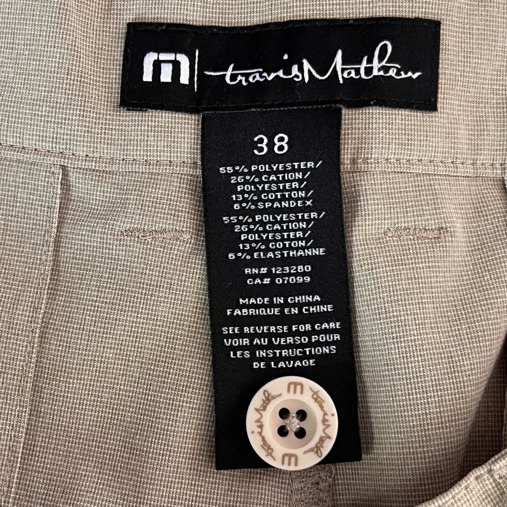 Travis Mathew Mens Shorts Hybrid Casual Golf Walking‎ Everyday Tan